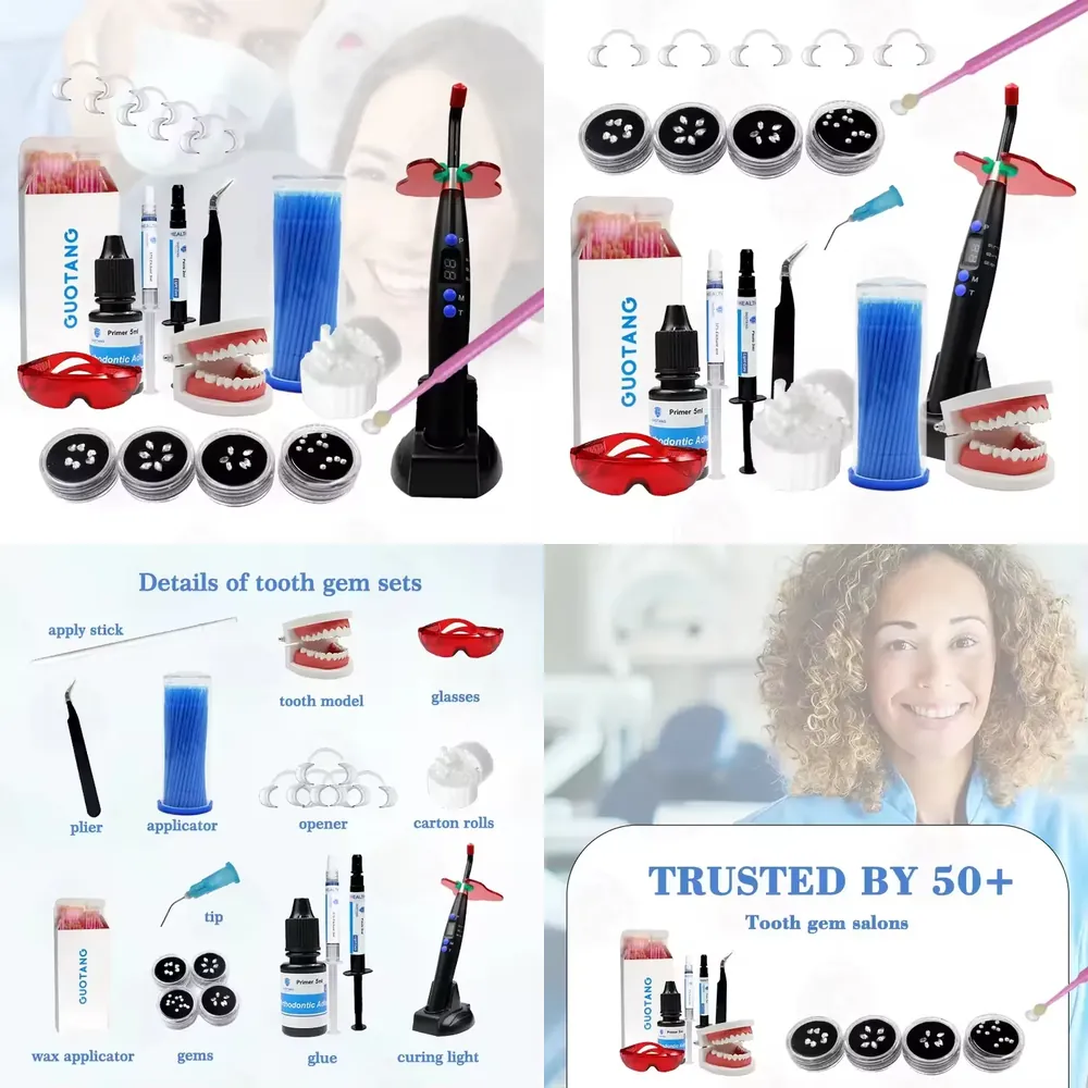 Tooth Gem Kit - 【CHIMU HOME】 Professional DIY Makeup Tooth