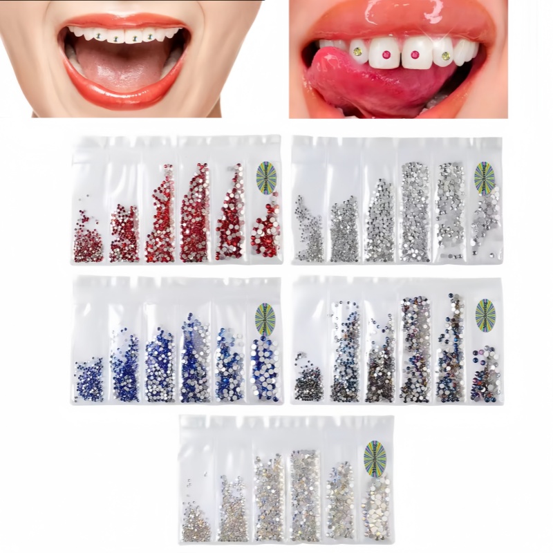 1 Set Teeth Gemstone Decoratio - đánh giá và giá Tooth Gem Kit