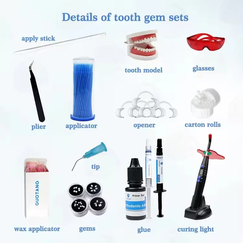 【CHIMU HOME】 Professional DIY  - đánh giá và giá Tooth Gem Kit