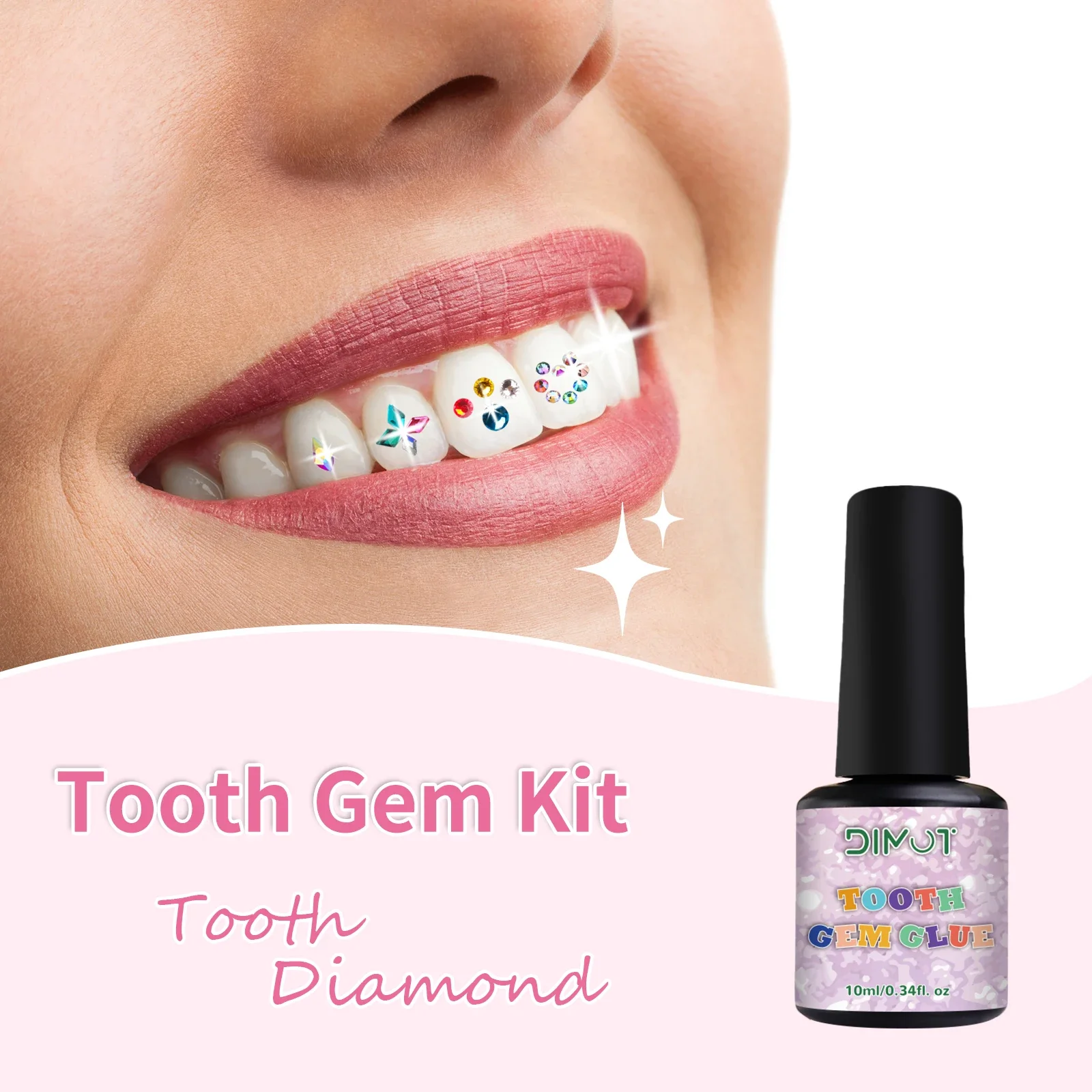 Tooth Jewelry Kit DIY Teeth Ge - đánh giá và giá Tooth Gem Kit