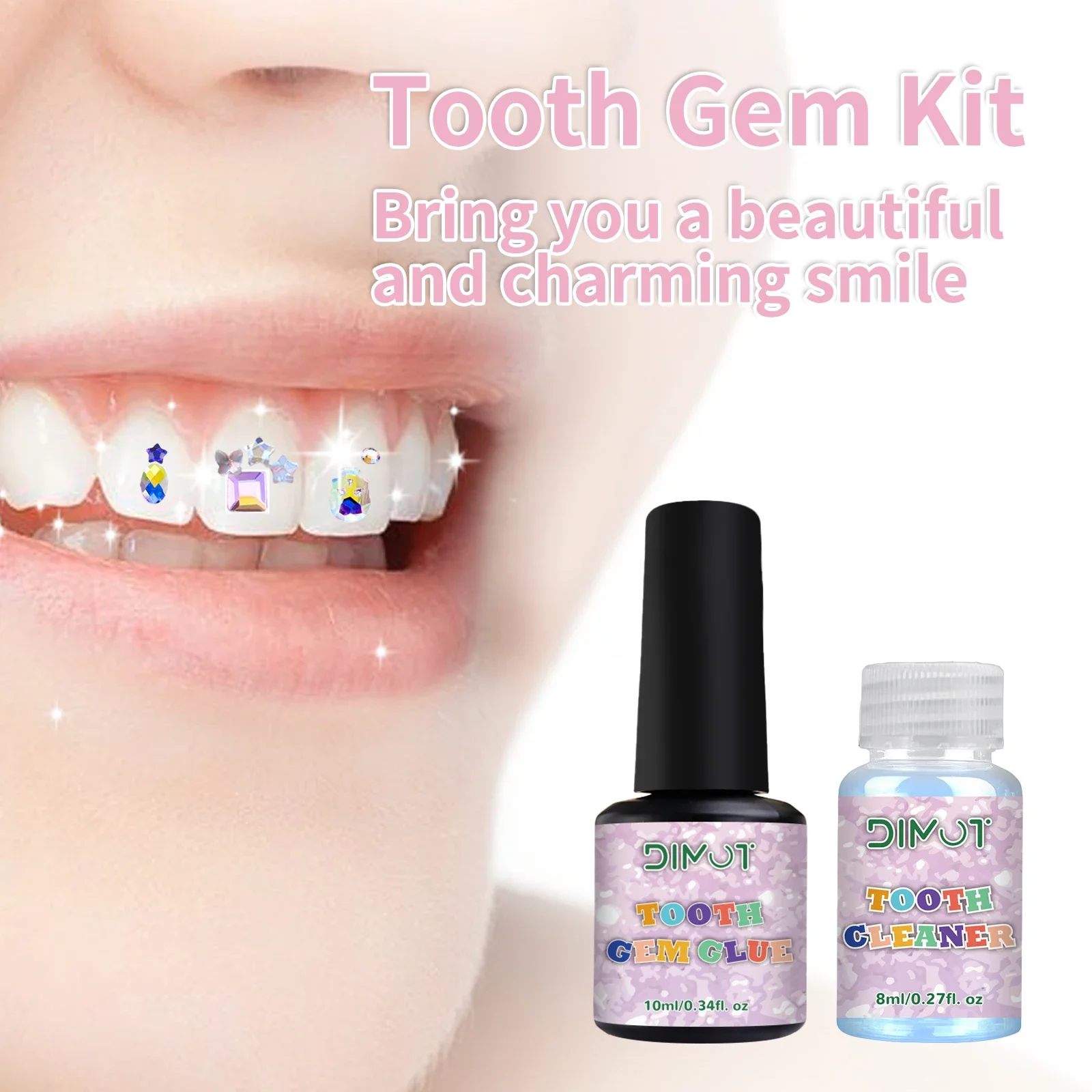 Tooth Jewelry Kit DIY Teeth Ge - đánh giá và giá Tooth Gem Kit