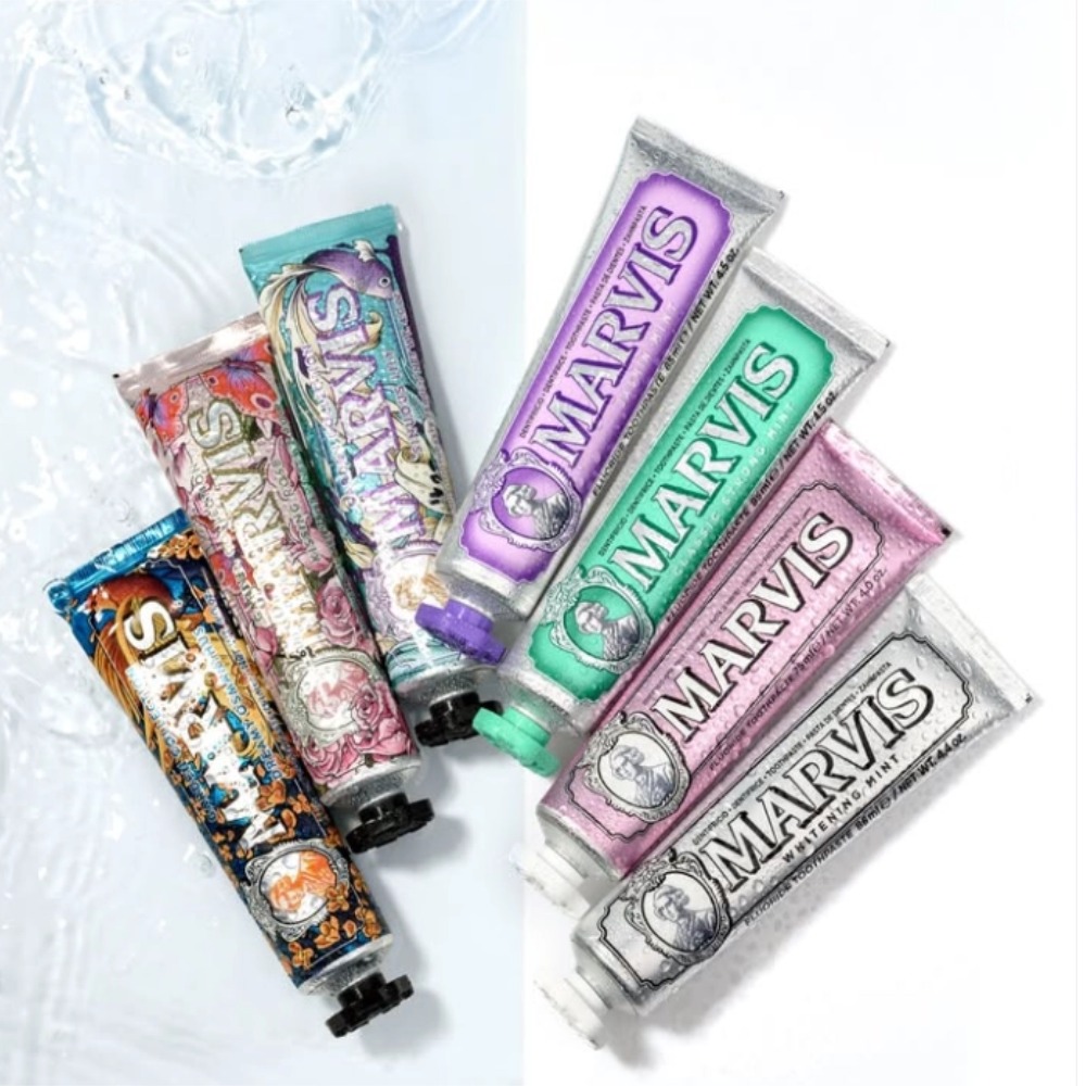 Original Marvis Whitening Mint - đánh giá và giá Teeth Whitening Marvis Toothpaste