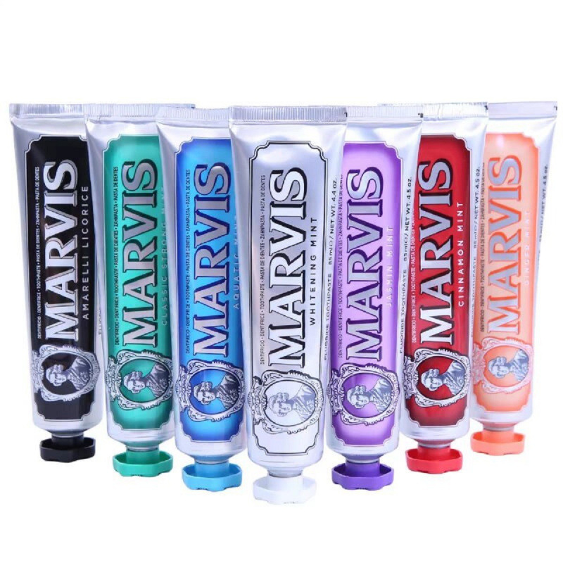 Marvis Whitening Healtmint Fre - đánh giá và giá Teeth Whitening Marvis Toothpaste