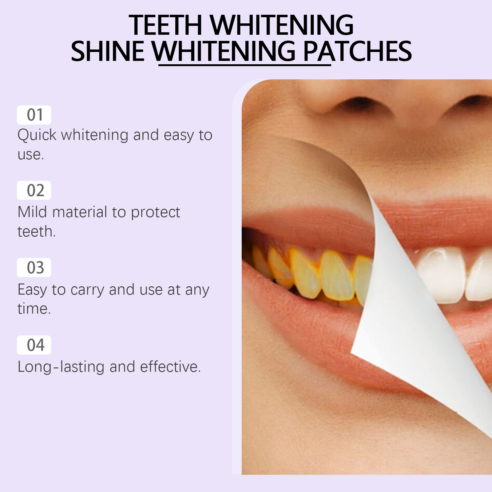 Purple Teeth Whitening Strips  - đánh giá và giá Teeth Whitening Flash