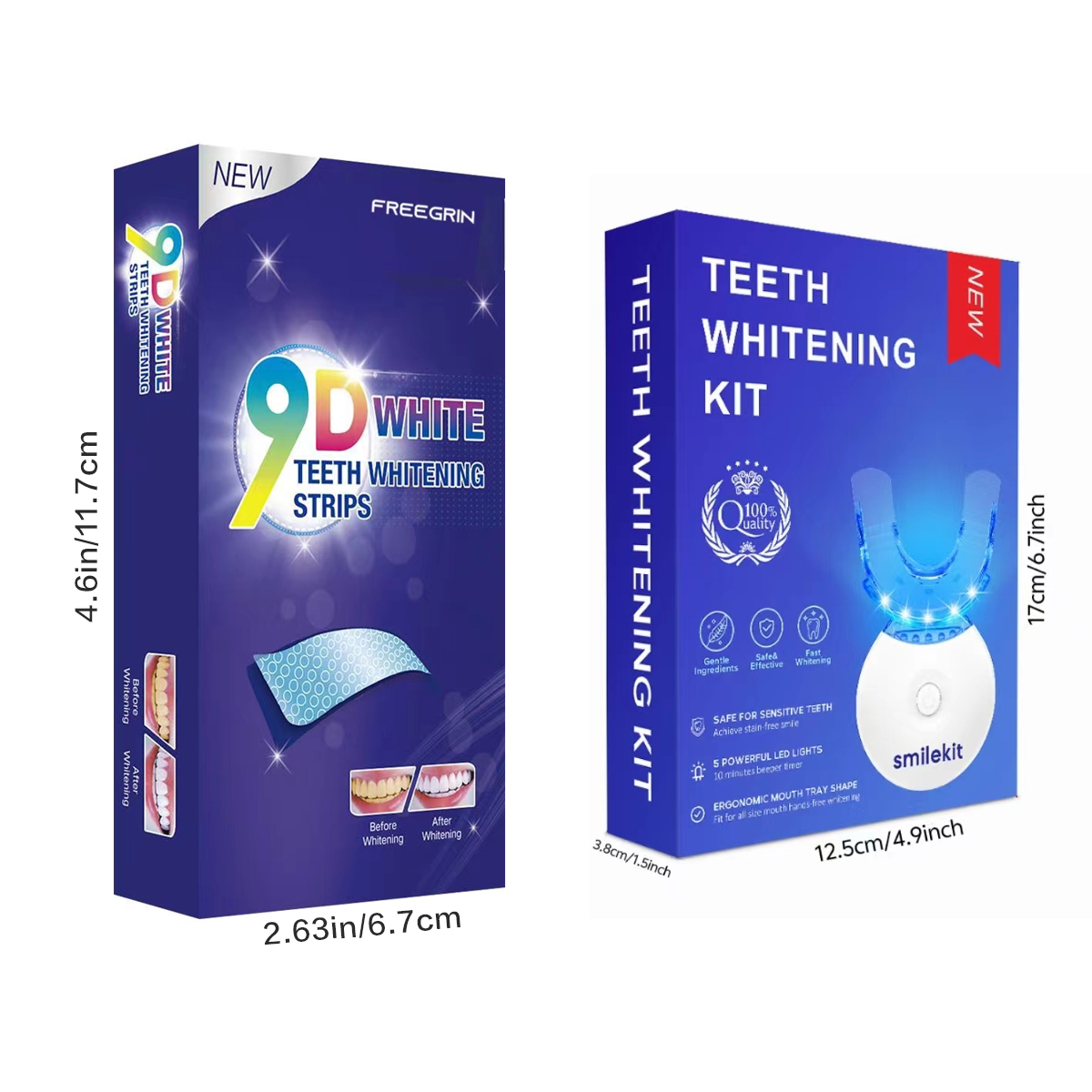 Teeth Whitening Kit - 5X LED L - đánh giá và giá Teeth Whitening Gel Peroxide