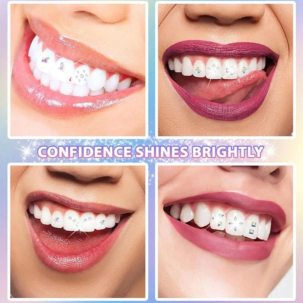DIY Teeth Gems Kit Clear Preci - đánh giá và giá Tooth Gem Kit