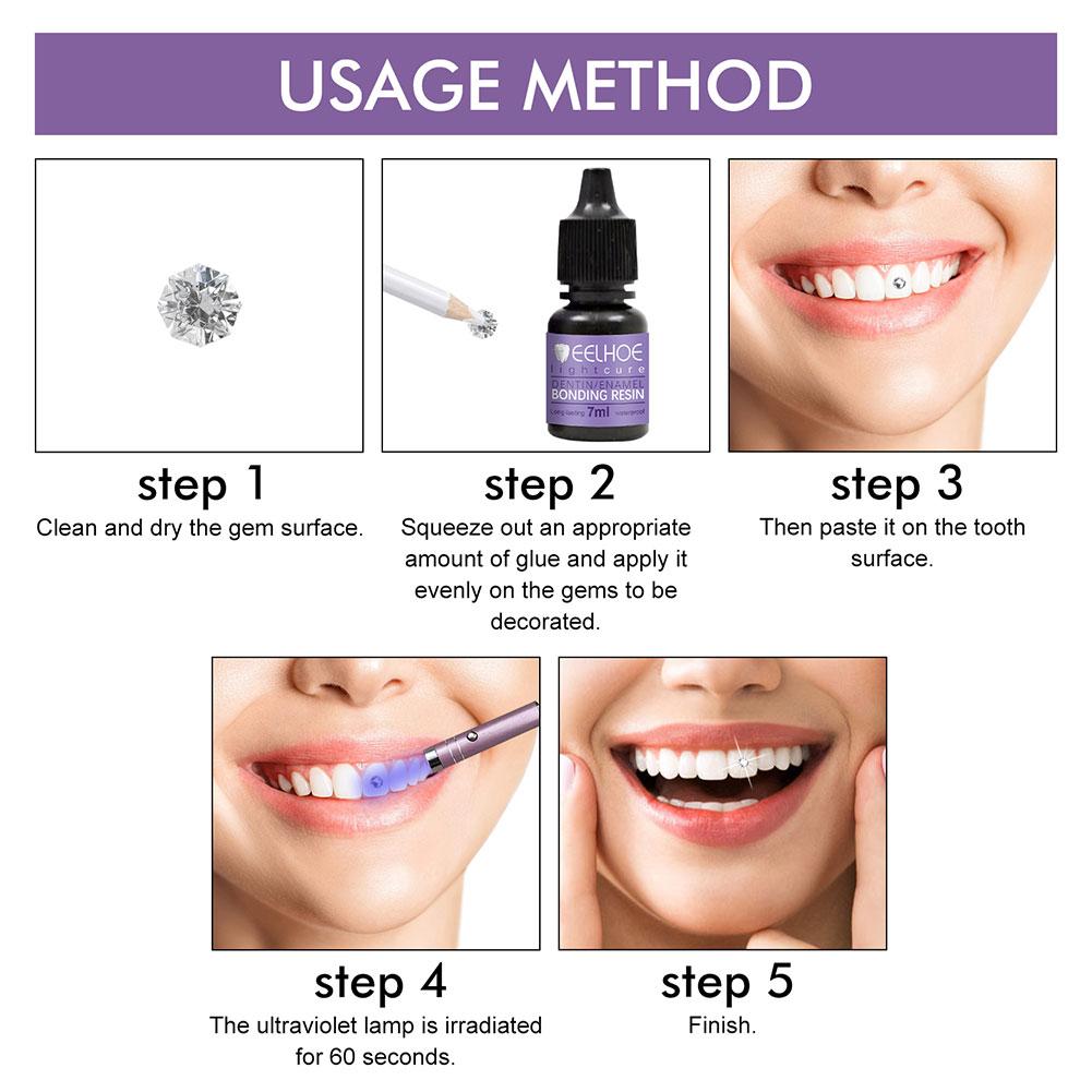 Tooth Gem Glue Dental Adhesive - đánh giá và giá Tooth Gem Kit