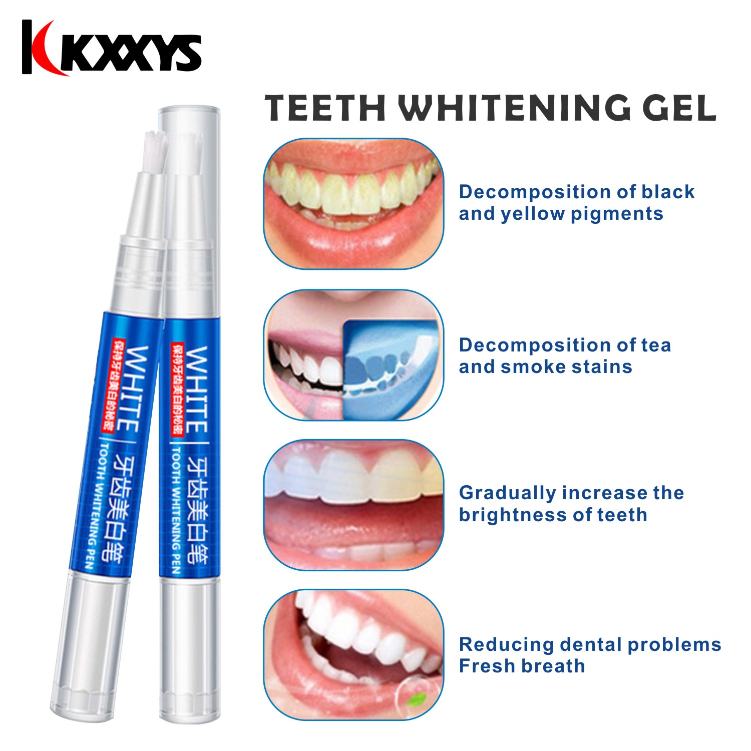 2*3Ml Trắng Phổ Biến Làm Trắng - đánh giá và giá Teeth Whitening Pens