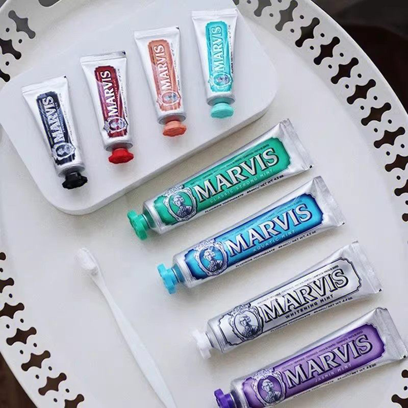 Marvis Whitening Healtmint Fre - đánh giá và giá Teeth Whitening Marvis Toothpaste