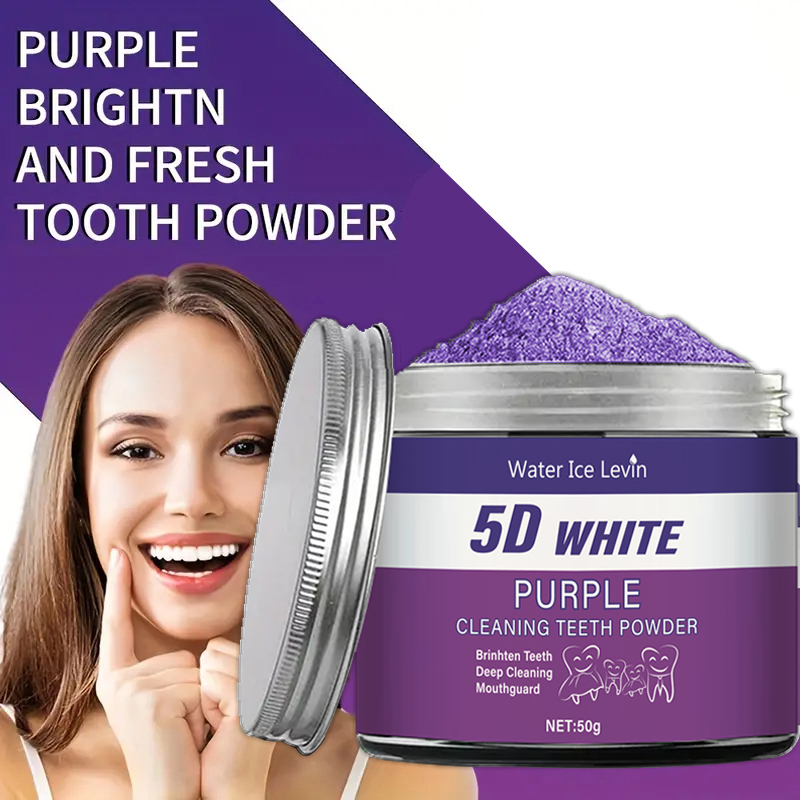 Purple Teeth Whitening Powder, - đánh giá và giá Teeth Whitening Ingredients