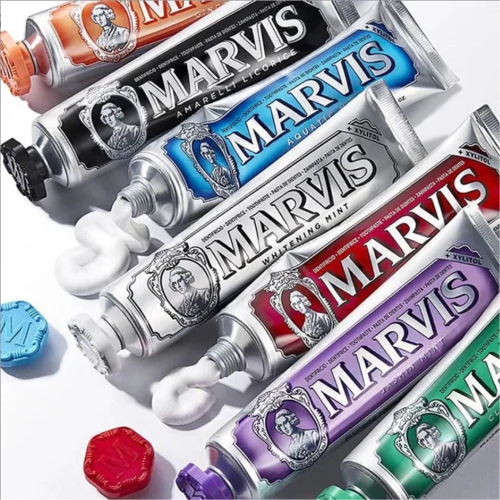 Italian Luxury Marvis Whitenin - đánh giá và giá Teeth Whitening Marvis Toothpaste