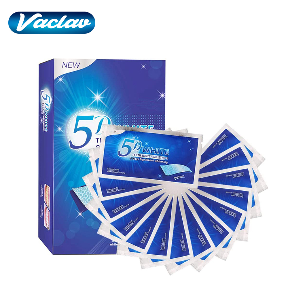 5D White Teeth Whitening Strip - đánh giá và giá Teeth Whitening Gel Peroxide