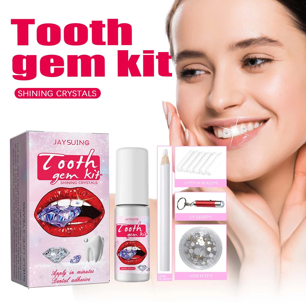DIY Tooth Gems Kit with Crysta - đánh giá và giá Tooth Gem Kit