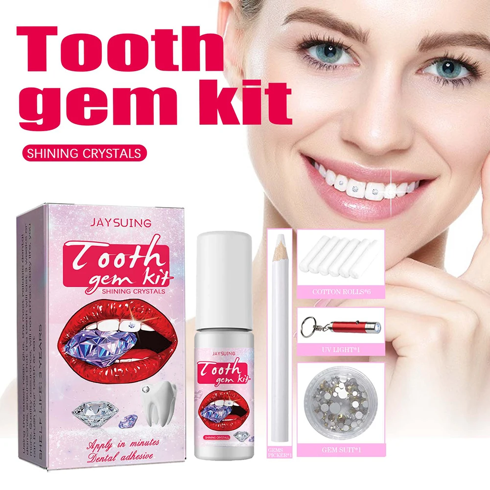 DIY Tooth Gems Kit with Crysta - đánh giá và giá Tooth Gem Kit