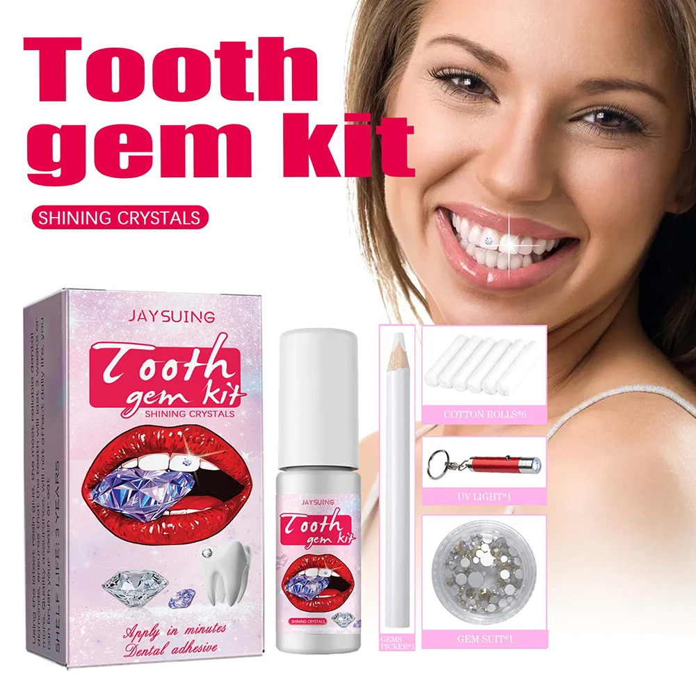 DIY Tooth Gems Kit with Crysta - đánh giá và giá Tooth Gem Kit